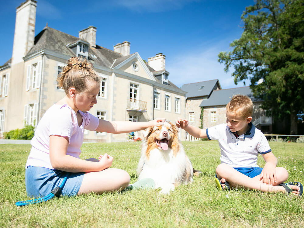 Camping Castel Camping Château de Lez-Eaux Saint Pair sur mer Normandië 17