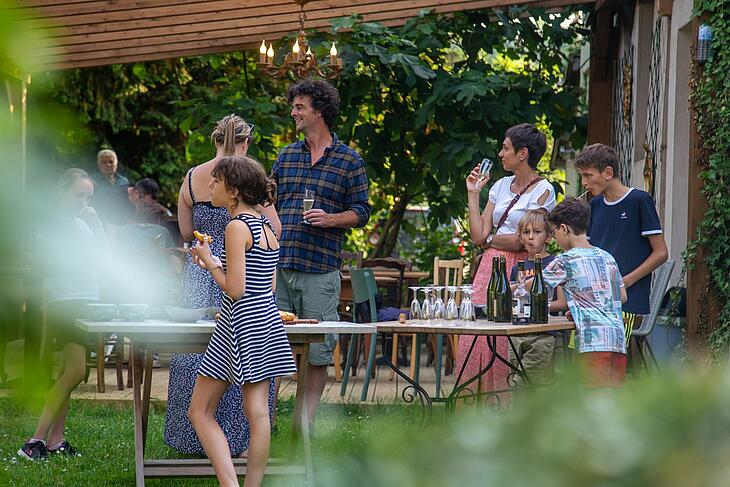 soirée camping au Brévedent Une soirée dans un camping en Normandie