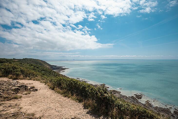 panorama sur la baie du mont saint michel