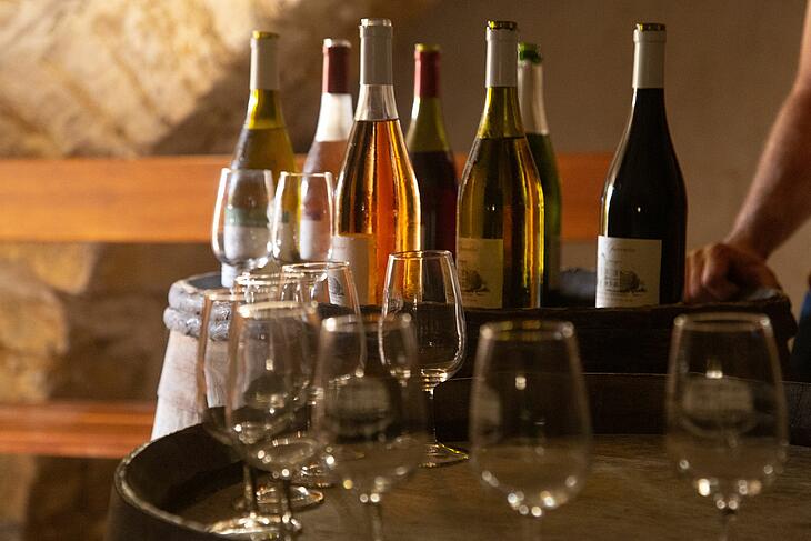 dégustations de vins au château de l'épervière