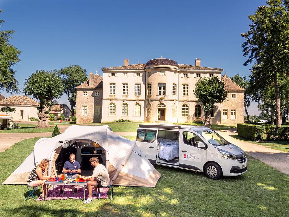 Camping Castel Camping Château de L'Epervière Gigny-sur-Saône Bourgondië-Franche-Comté 0