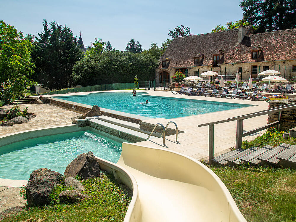 Camping Castel Camping Château de Poinsouze BOUSSAC - BOURG Nieuw-Aquitanië 2