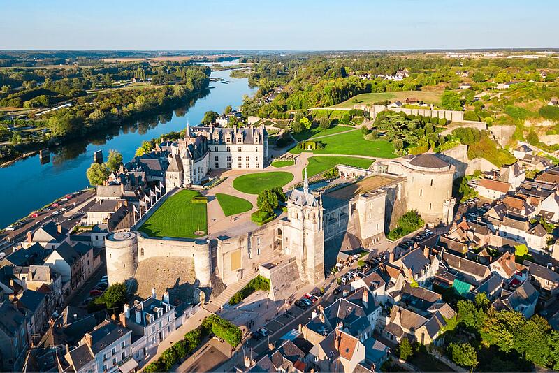 [Translate to Néerlandais:] vue aérienne château de la loire