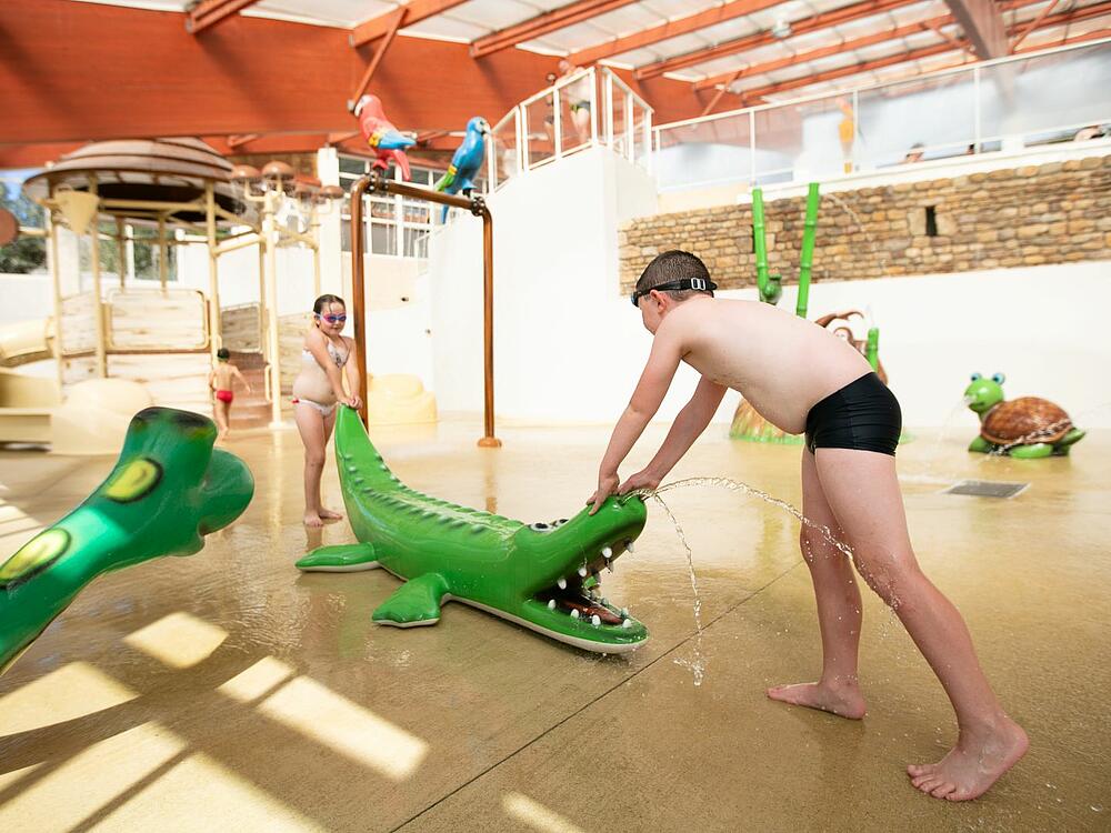 Camping Castel Camping Château de Lez-Eaux Saint Pair sur mer Normandië 2